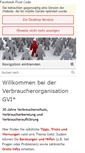 Mobile Screenshot of geldundverbraucher.de